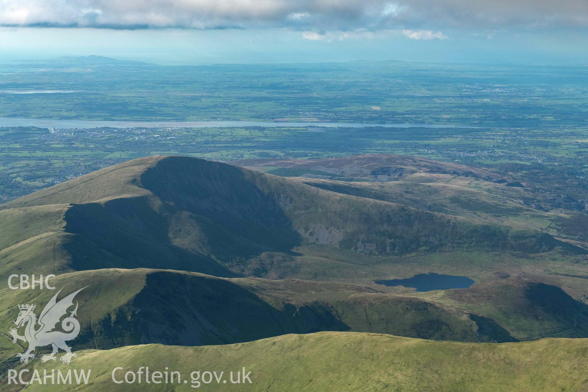 Moel Eilio, and wider landscape, view from south-east