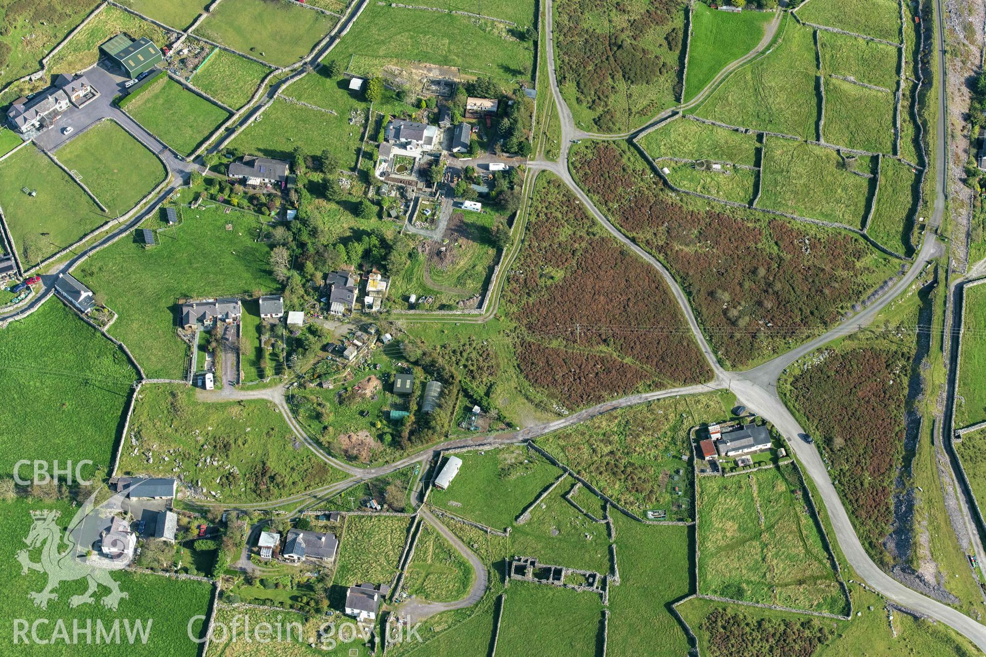 Cilgwyn village, from north-west