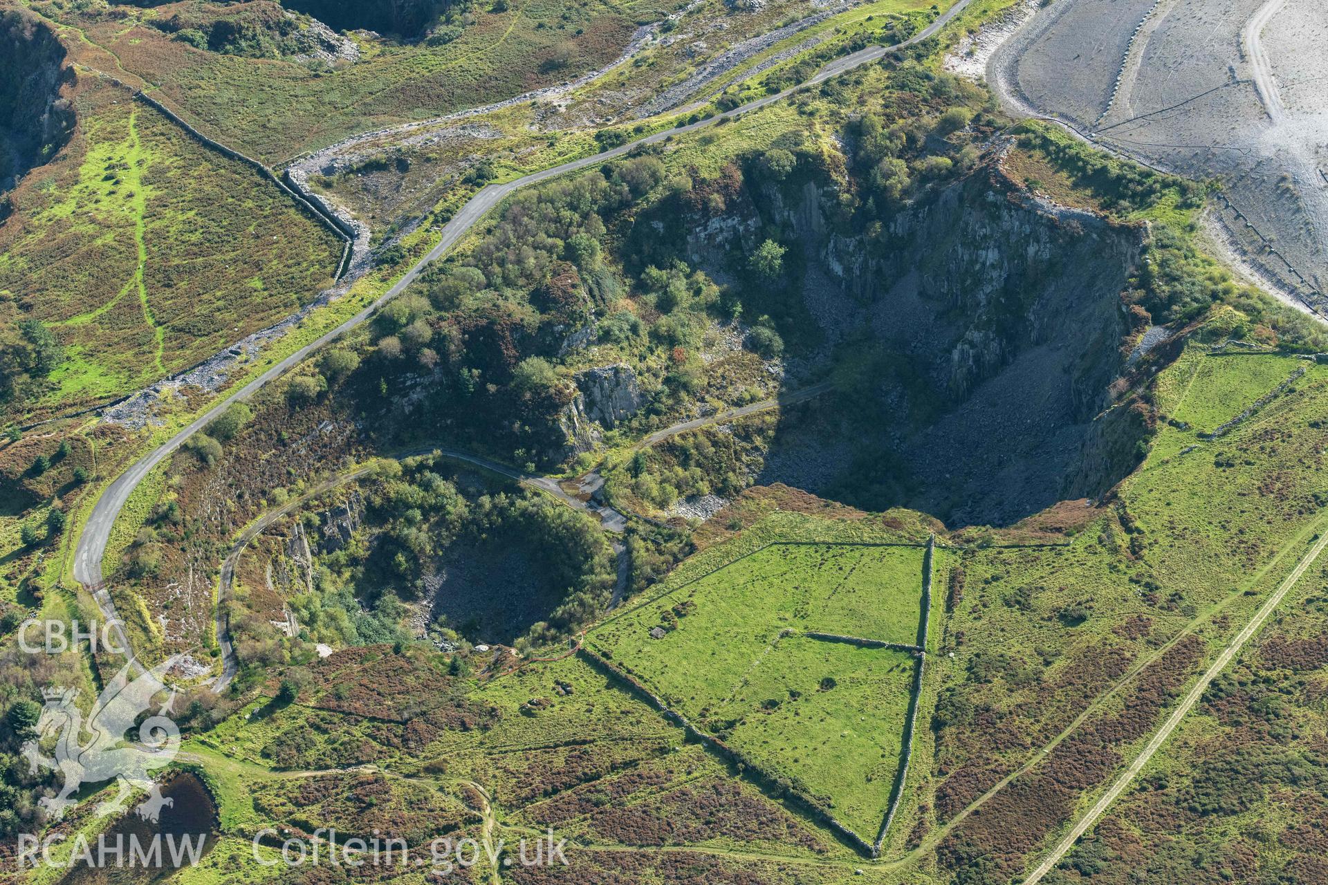 Cilgwyn Slate Quarry, from north-west