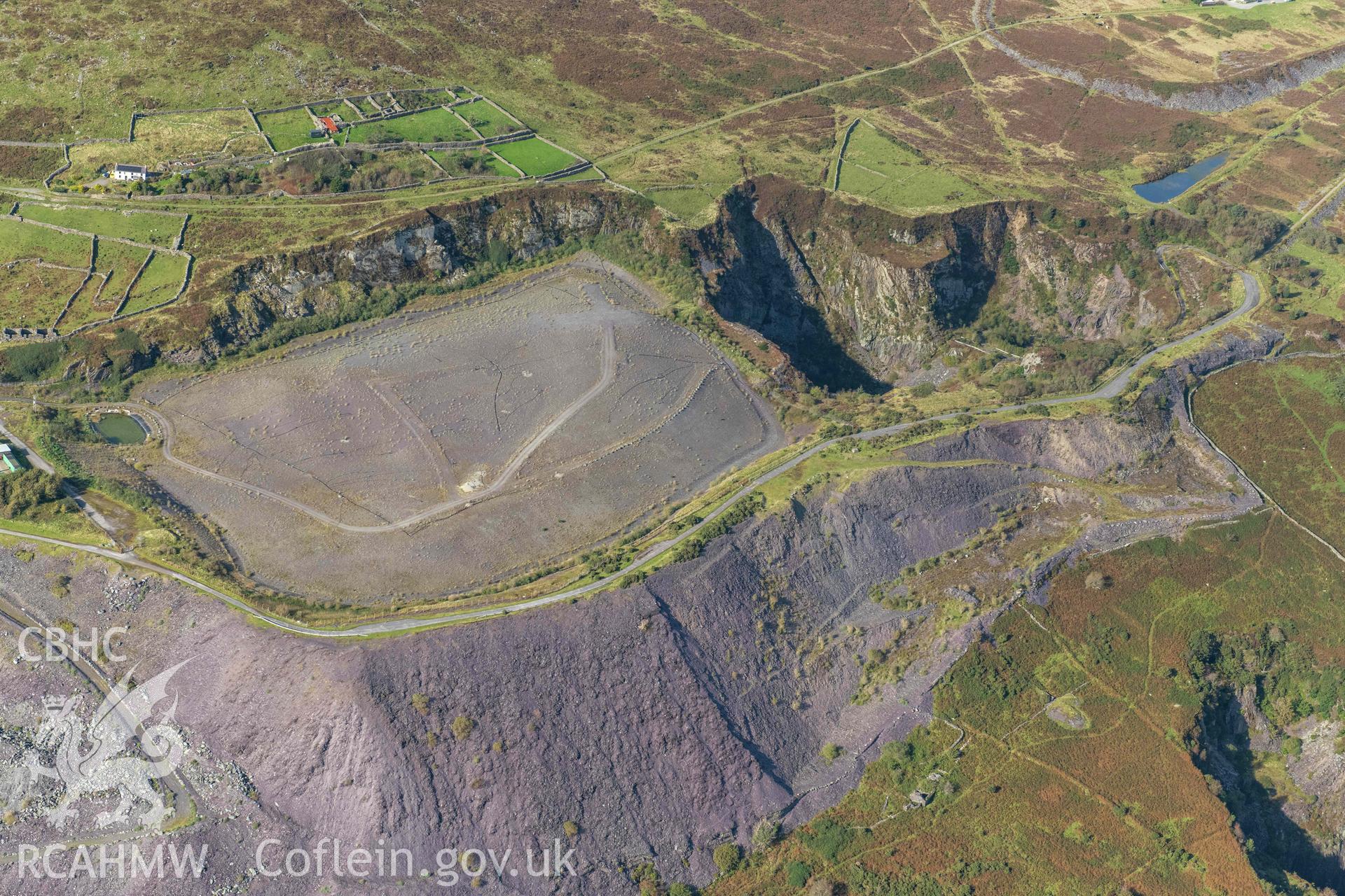 Cilgwyn Slate Quarry, view from south