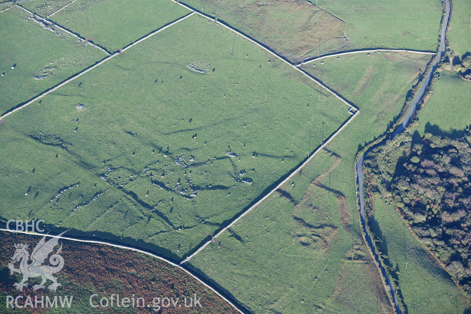 Hut circle settlement and field system at Pen-y-caerau