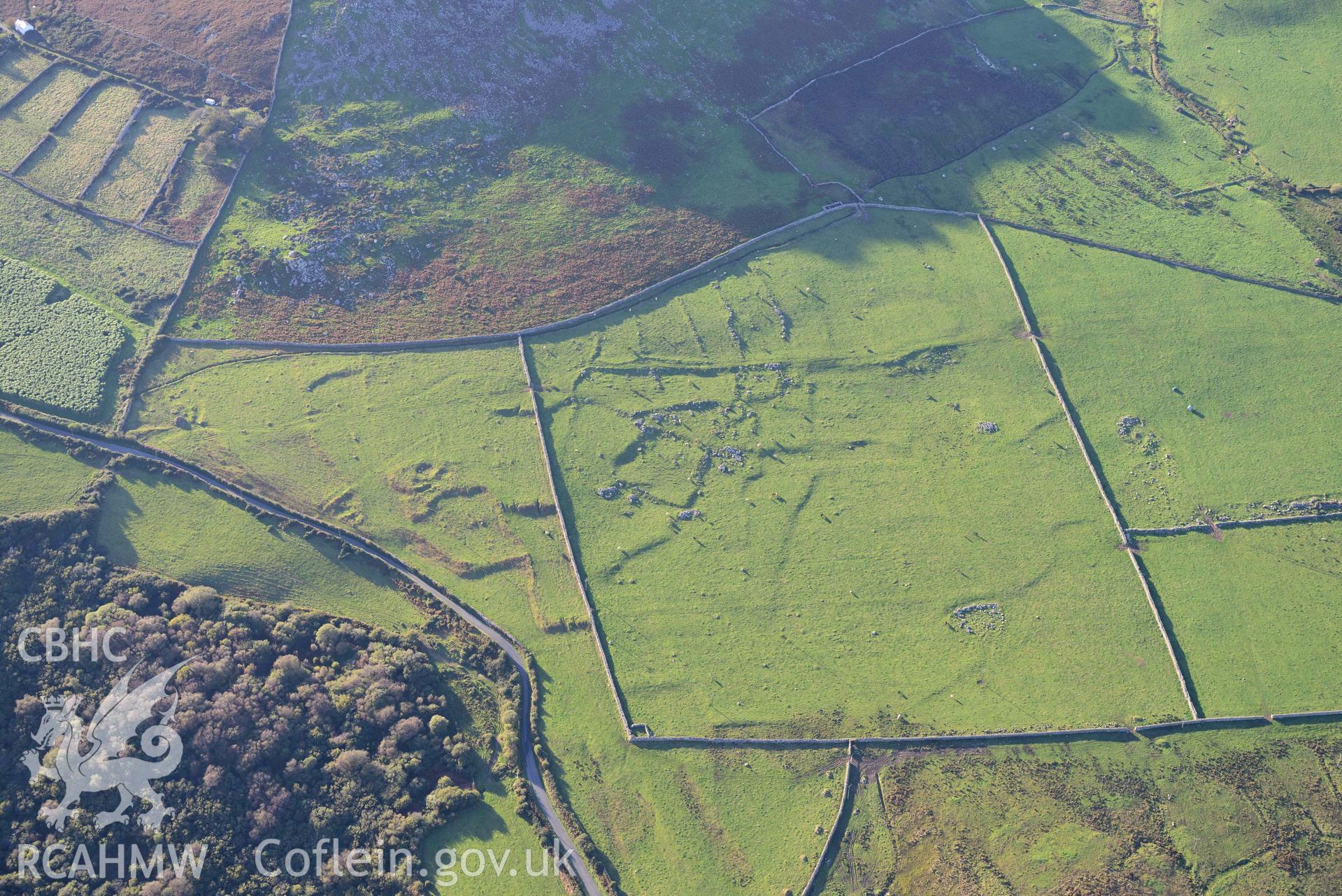 Hut circle settlement and field system at Pen-y-caerau