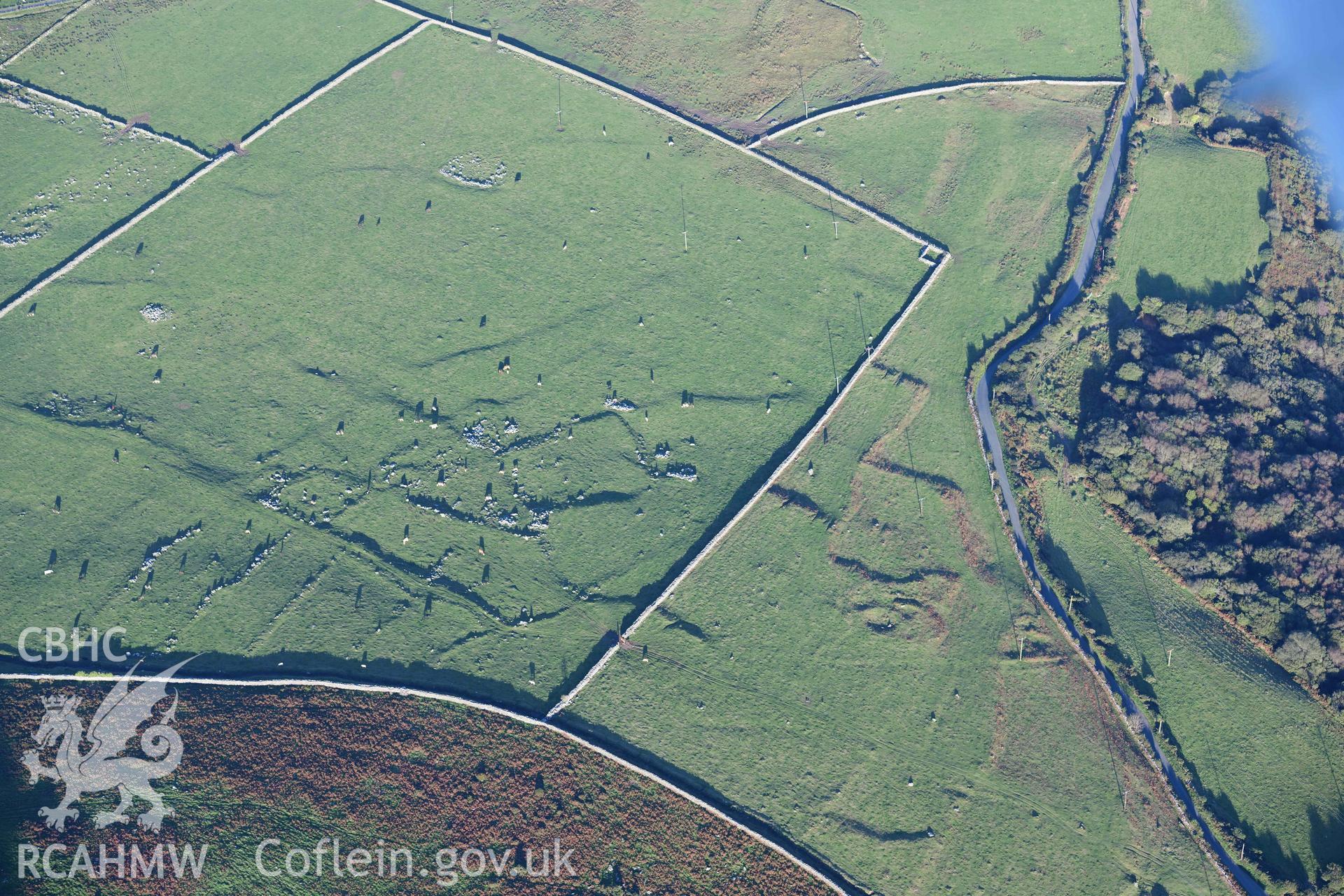 Hut circle settlement and field system at Pen-y-caerau