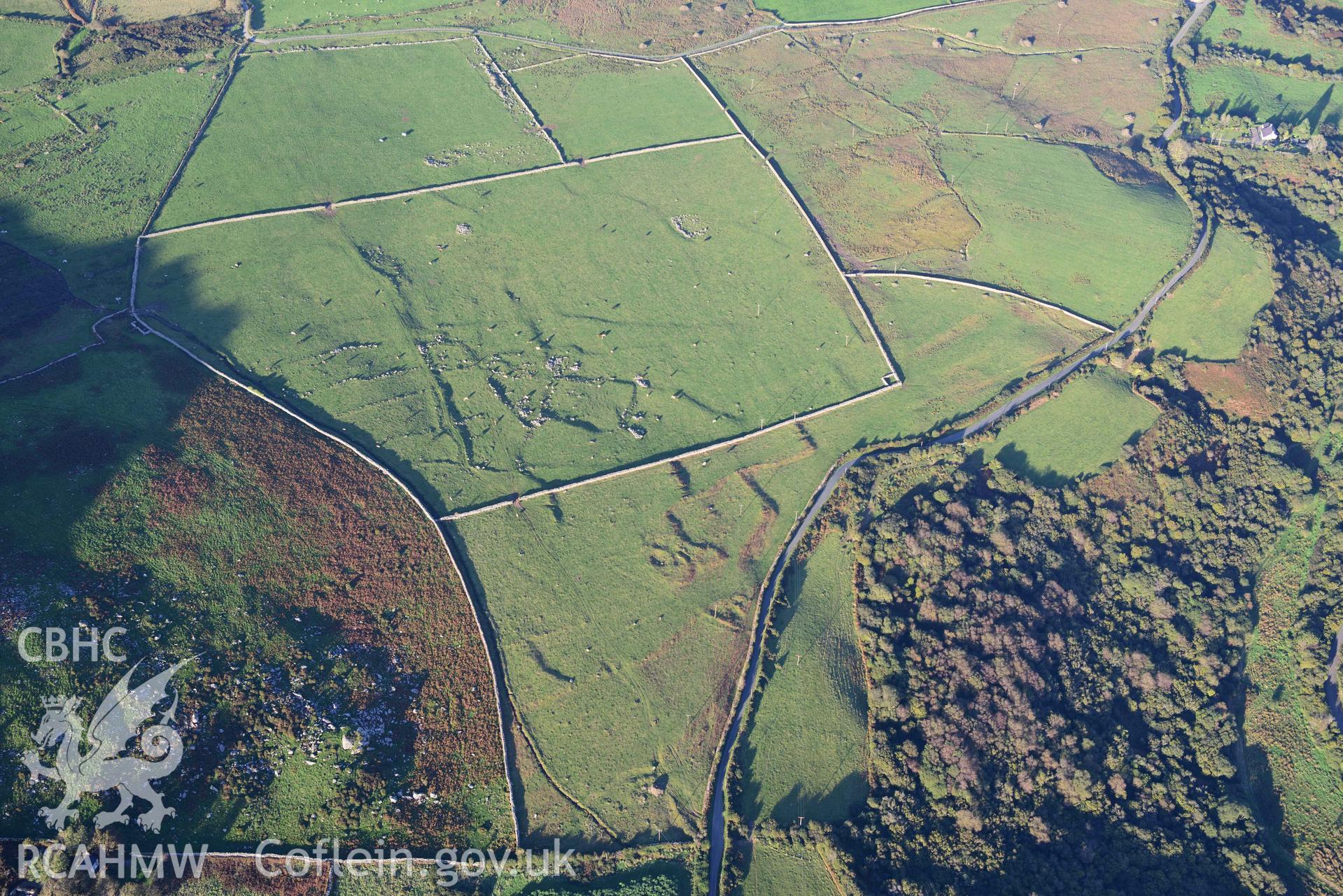 Hut circle settlement and field system at Pen-y-caerau