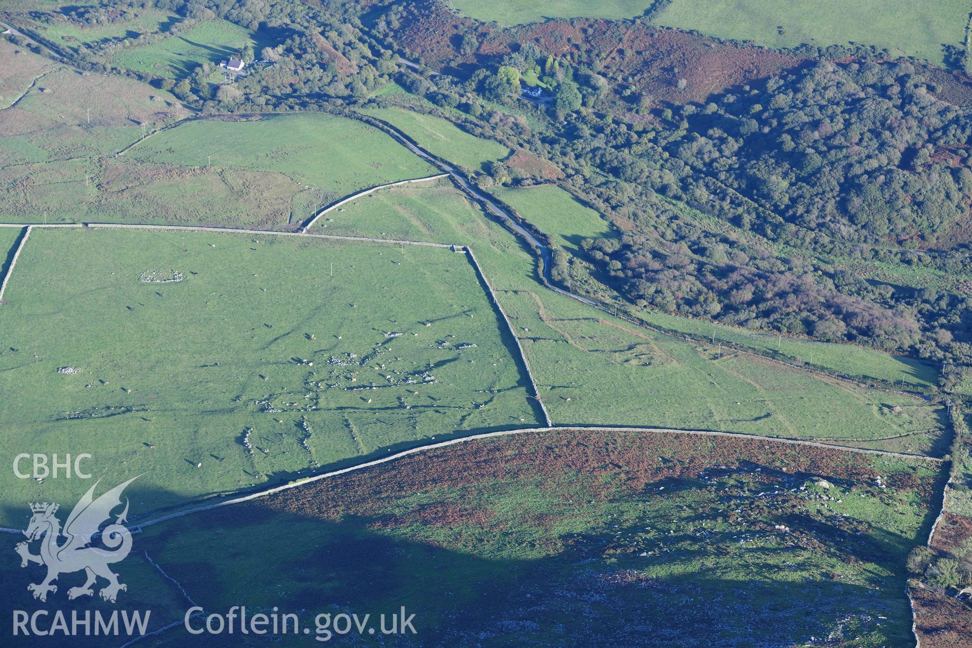 Hut circle settlement at Pen-y-caerau