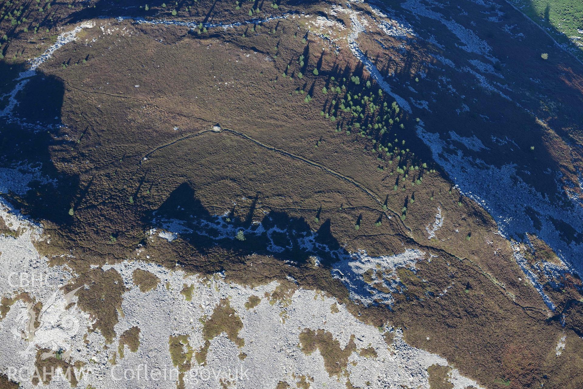 Carn Fadryn hillfort, in evening sunlight