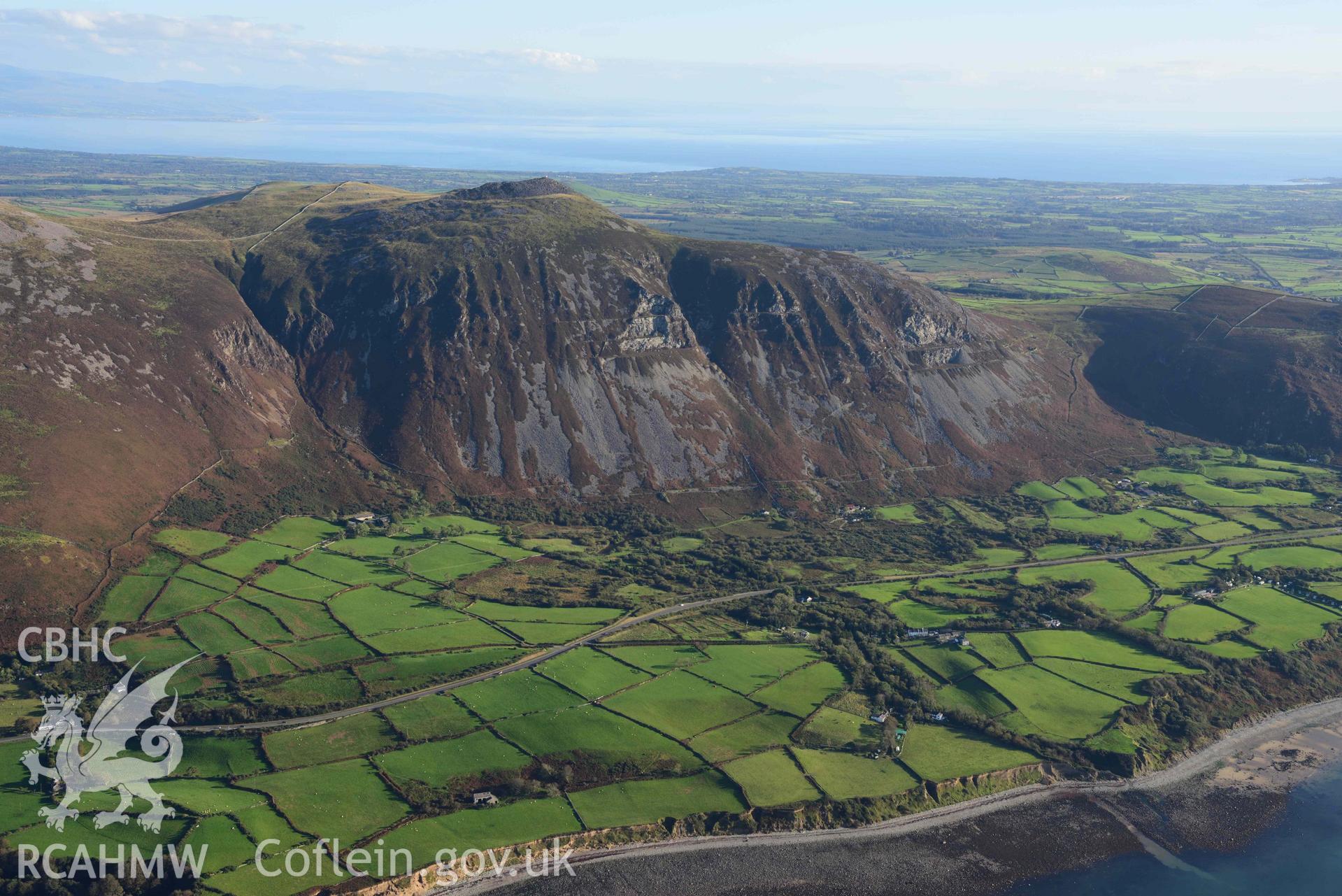 Tyddyn Hywel quarry, view from north