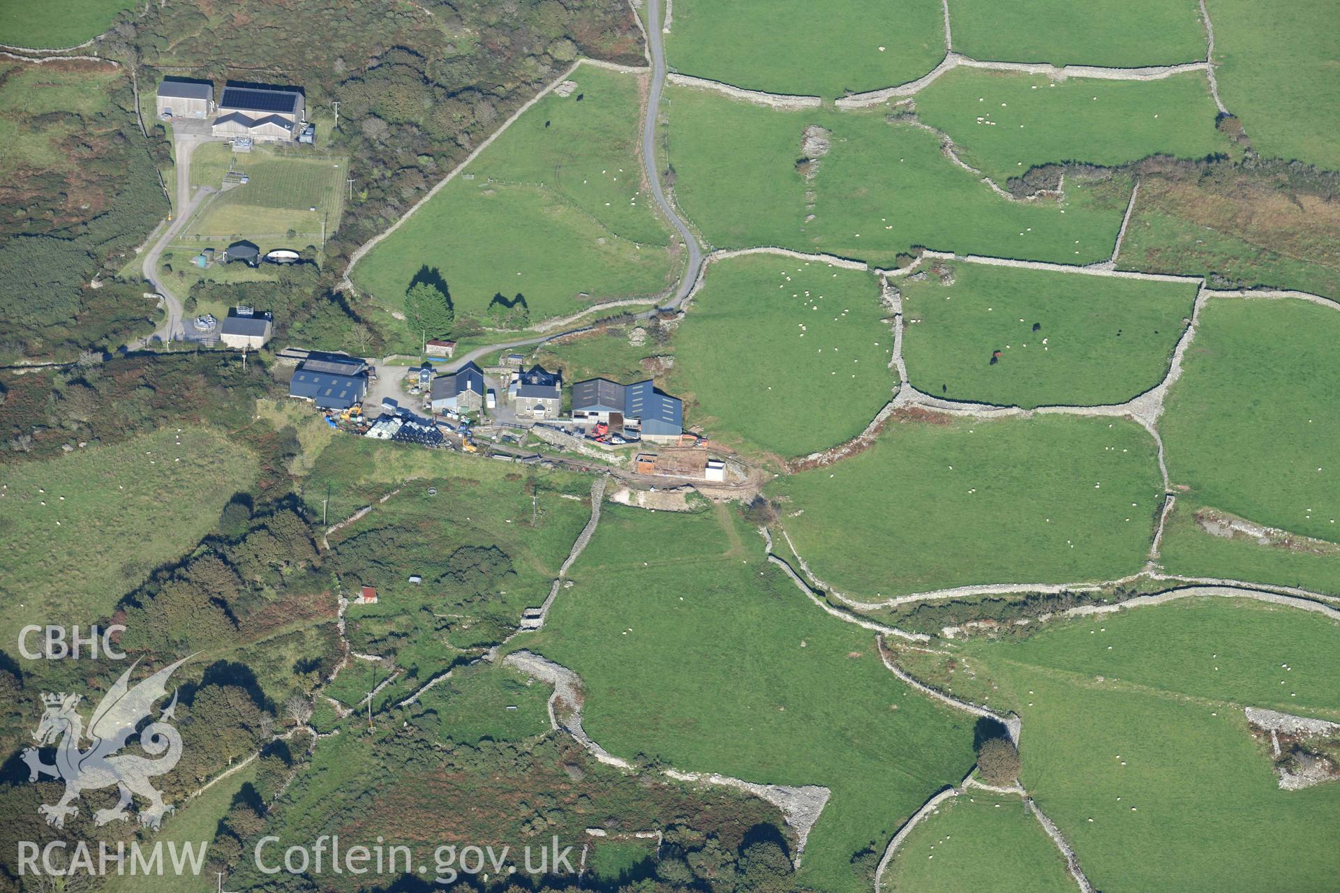 Eithin Ffynydd farm and landscape