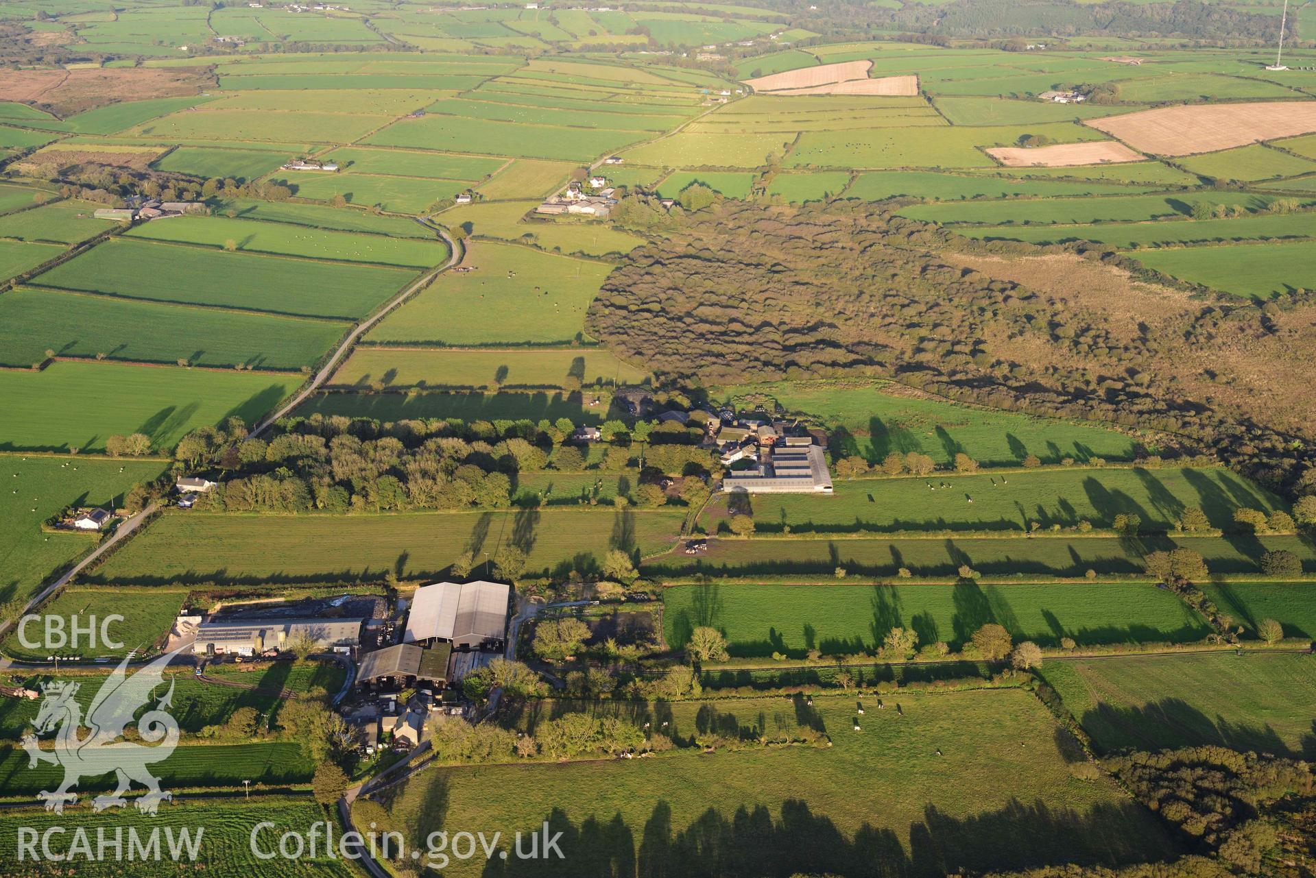 Medieval strip field system, Wallis, view from west