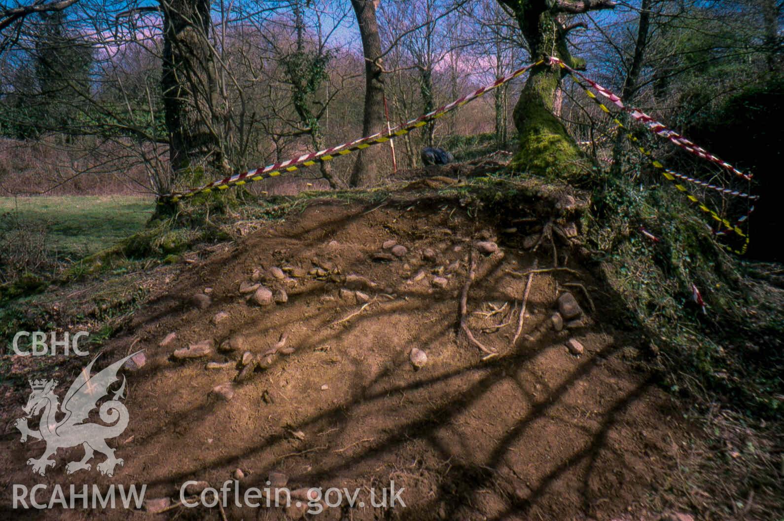 Excavation of Chauncy Townsend's Railway stream crossing Gwernllwynchwyth GGAT (Slide ID: SRH200033)