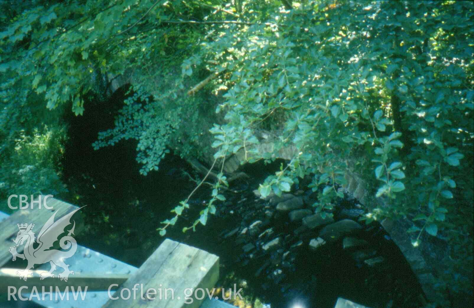 Afon Cegin Viaduct, Llandegai & Penrhyn Railway side view (Slide ID: SRHNPRN401047S45)