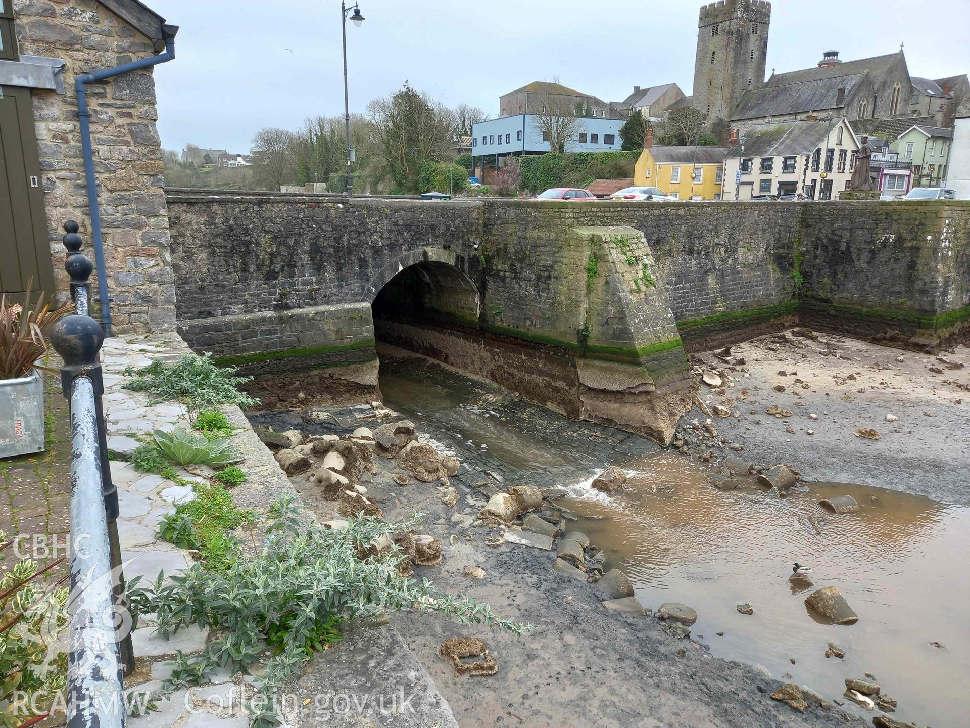 Photograph from a Heritage Impact Assessment for Mill Bridge, Pembroke. Dated 2023. Project: AW3077.