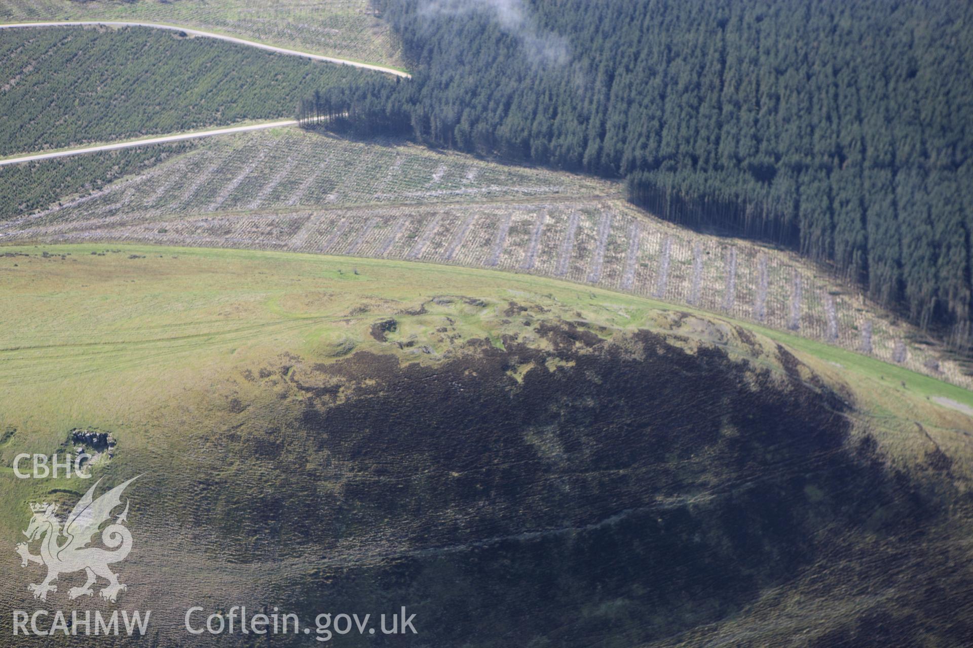 RCAHMW colour oblique aerial photograph of Whimble, Barrow and Cairn. Taken on 21 April 2009 by Toby Driver