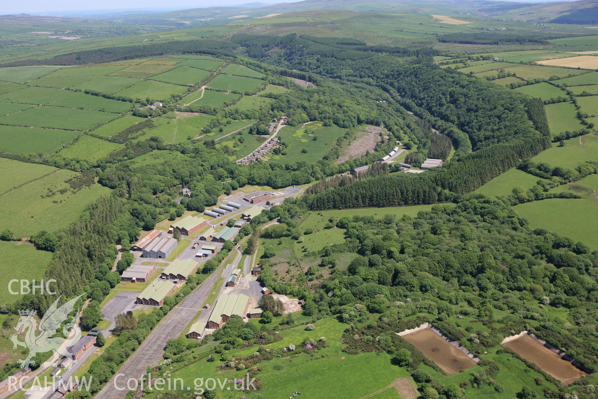 RCAHMW colour oblique aerial photograph of Waun Castell, Trecwn. Taken on 01 June 2009 by Toby Driver