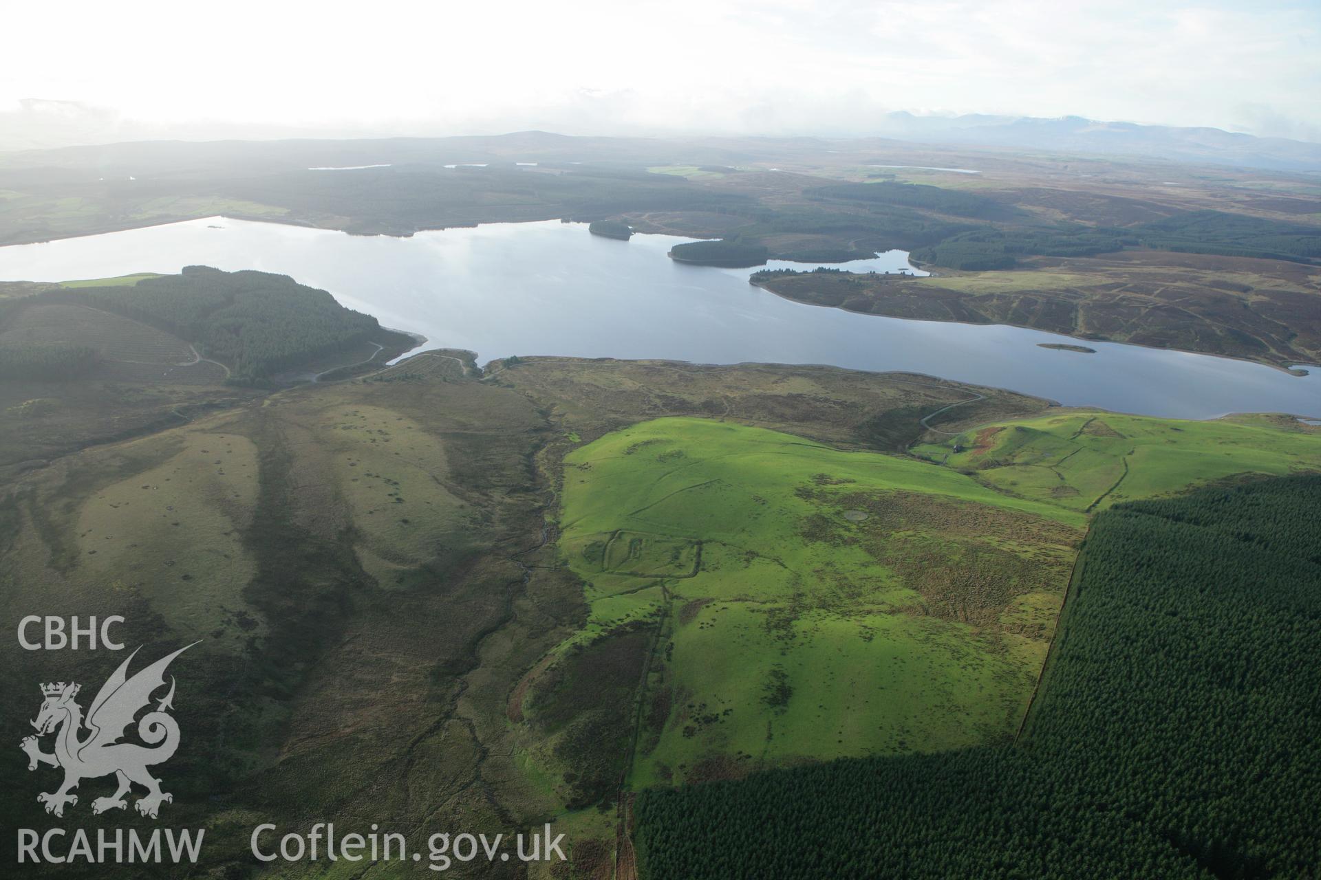 RCAHMW colour oblique aerial photograph of Hen Ddinbych. Taken on 10 December 2009 by Toby Driver