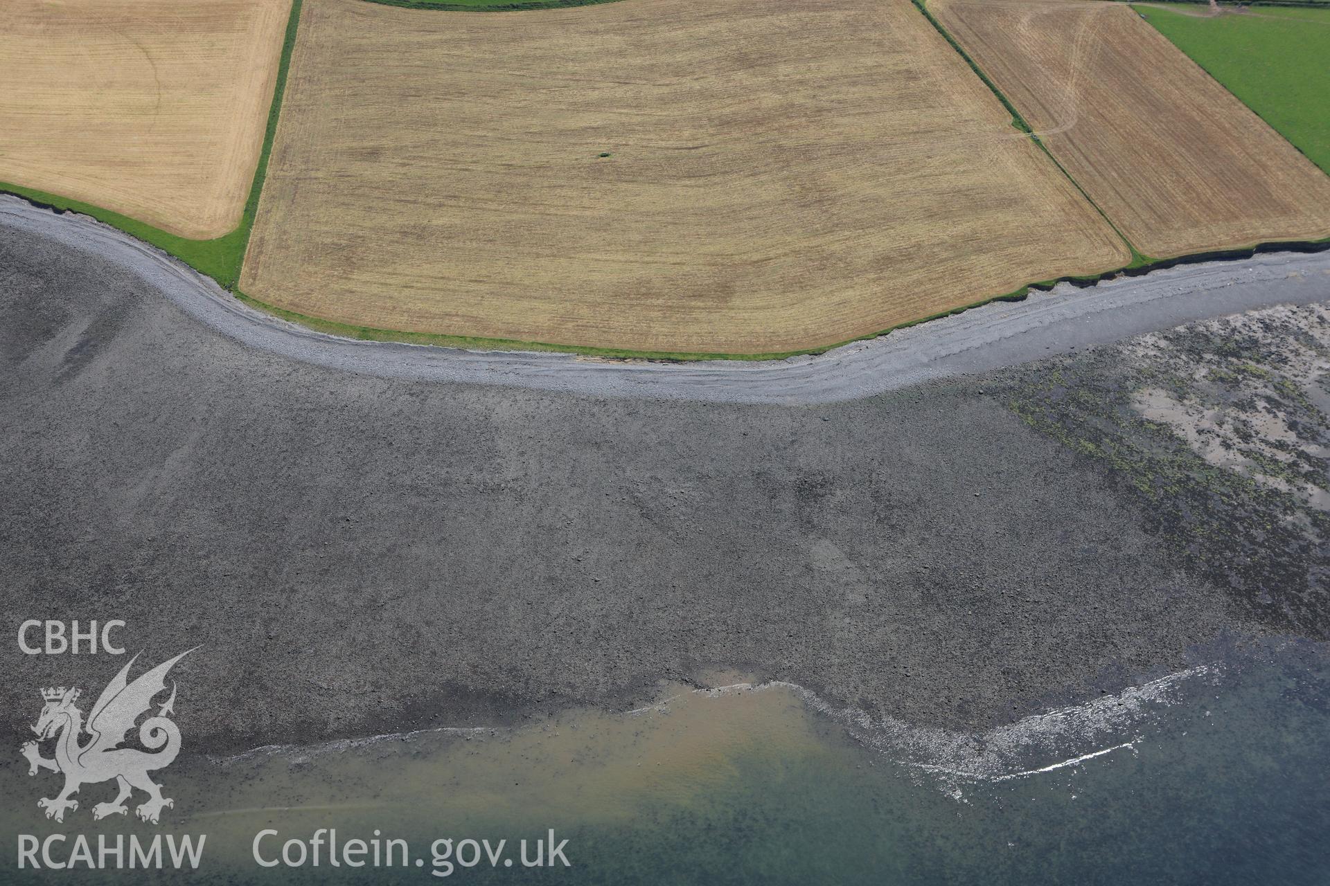 RCAHMW colour oblique aerial photograph of Craiglas Fish Trap III. Taken on 02 June 2009 by Toby Driver