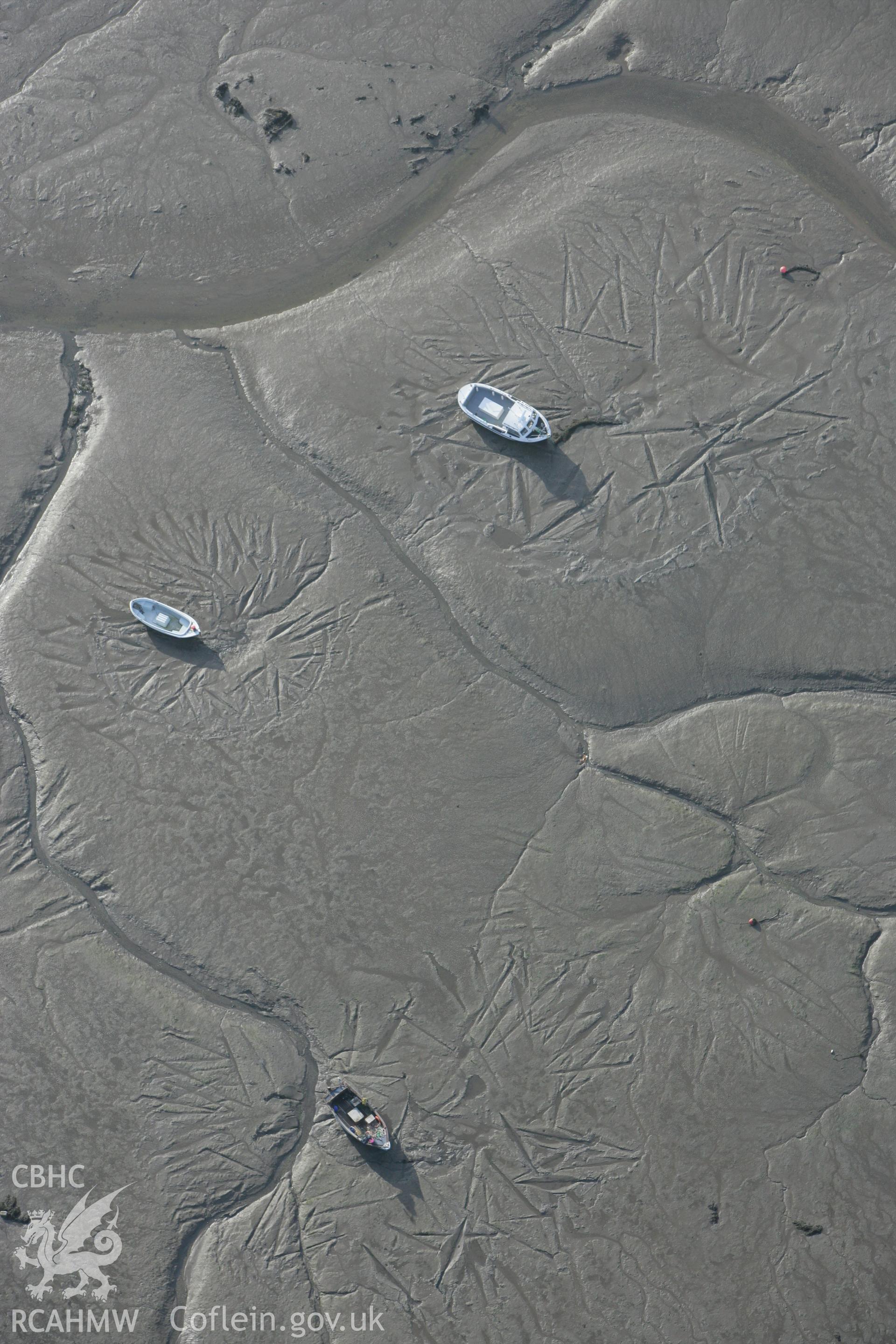 RCAHMW colour oblique aerial photograph of Angle Bay. Taken on 28 January 2009 by Toby Driver