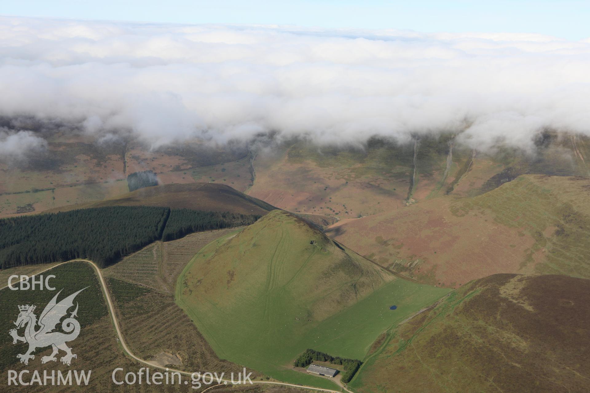 RCAHMW colour oblique aerial photograph of Whimble, Barrow and Cairn. Taken on 21 April 2009 by Toby Driver