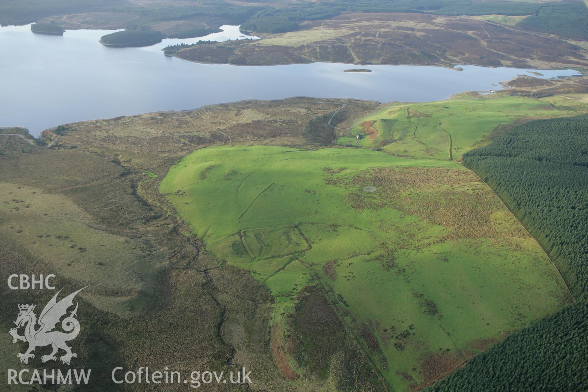 RCAHMW colour oblique aerial photograph of Hen Ddinbych. Taken on 10 December 2009 by Toby Driver