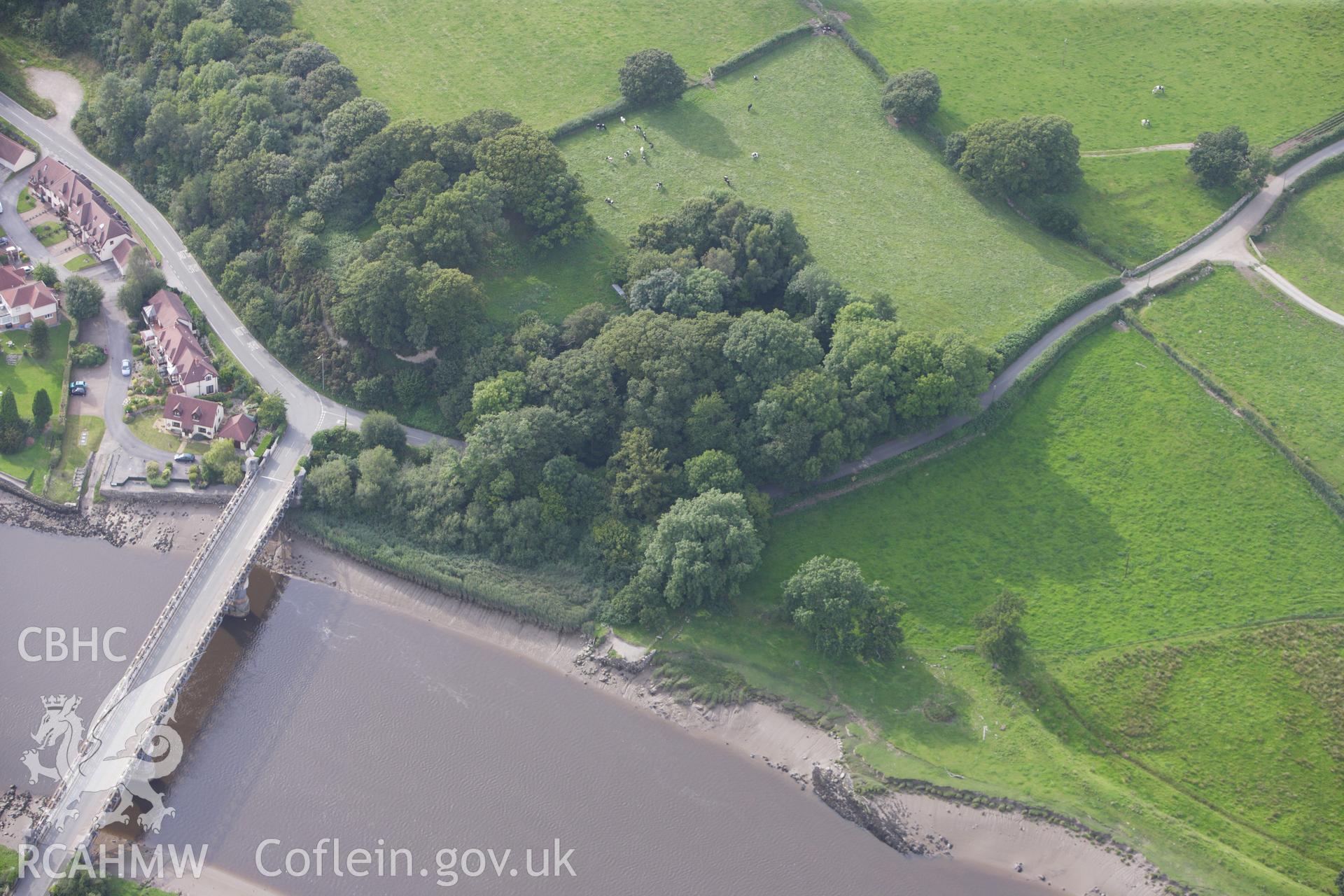 RCAHMW colour oblique aerial photograph of Bryn Castell (sometimes Castell Maelgwn). Taken on 06 August 2009 by Toby Driver