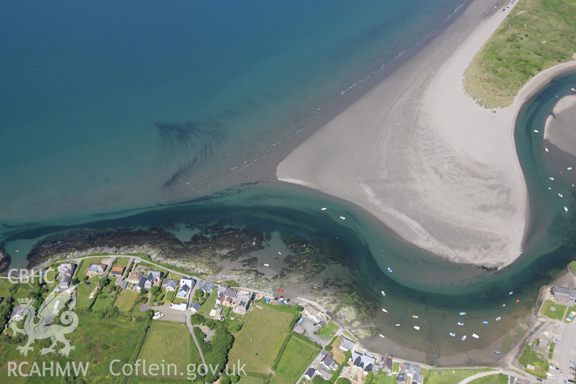 RCAHMW colour oblique aerial photograph of Newport Parog. Taken on 01 June 2009 by Toby Driver