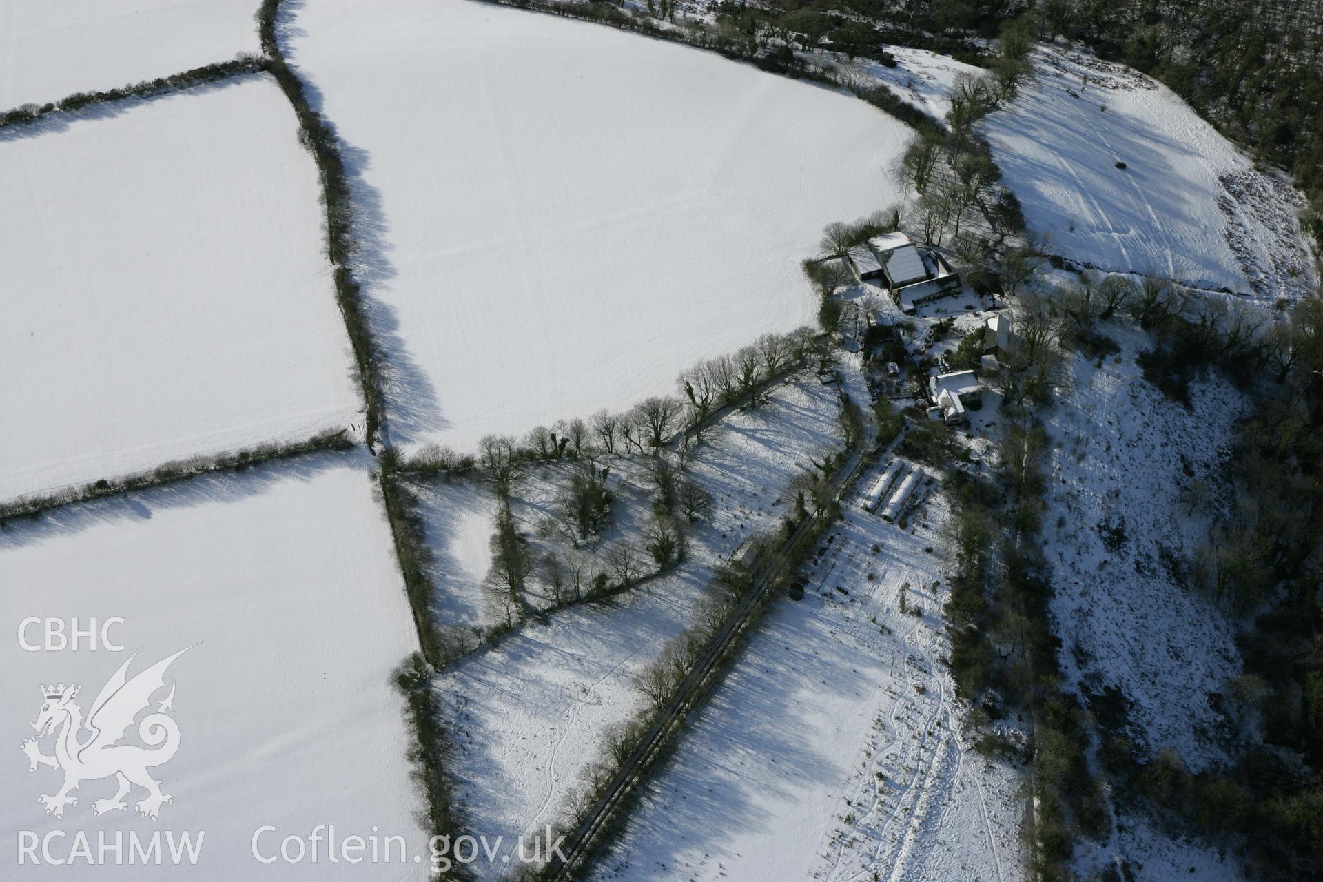 RCAHMW colour oblique photograph of Capel Bettws. Taken by Toby Driver on 06/02/2009.