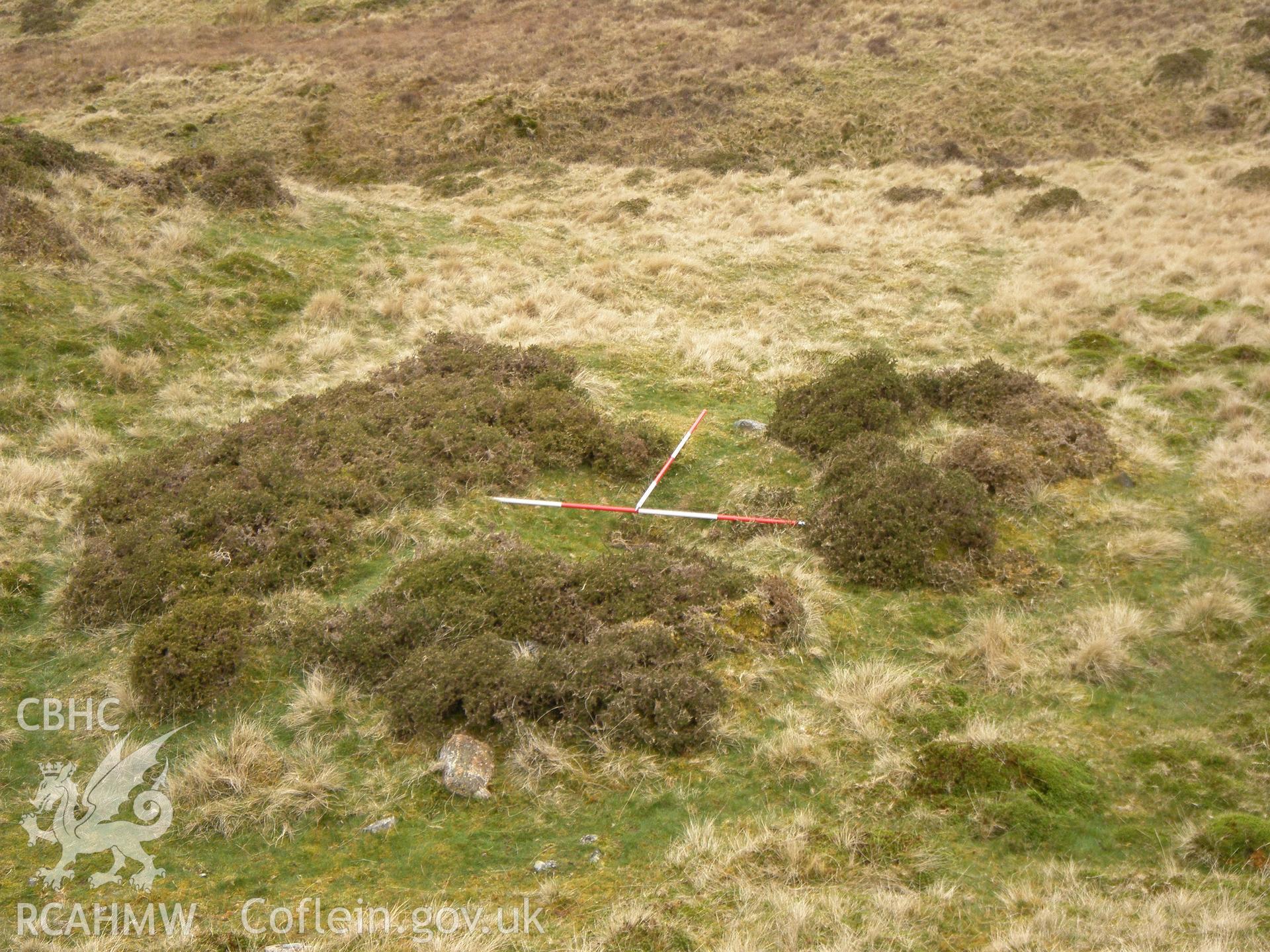 East of Pen-y-Stryd Tile Kiln I, viewed facing north