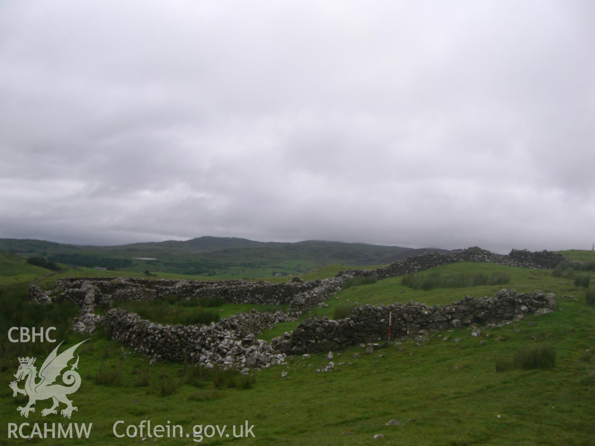 Moel yr Wden Sheep Fold IV, sheep fold complex viewed facing northeast