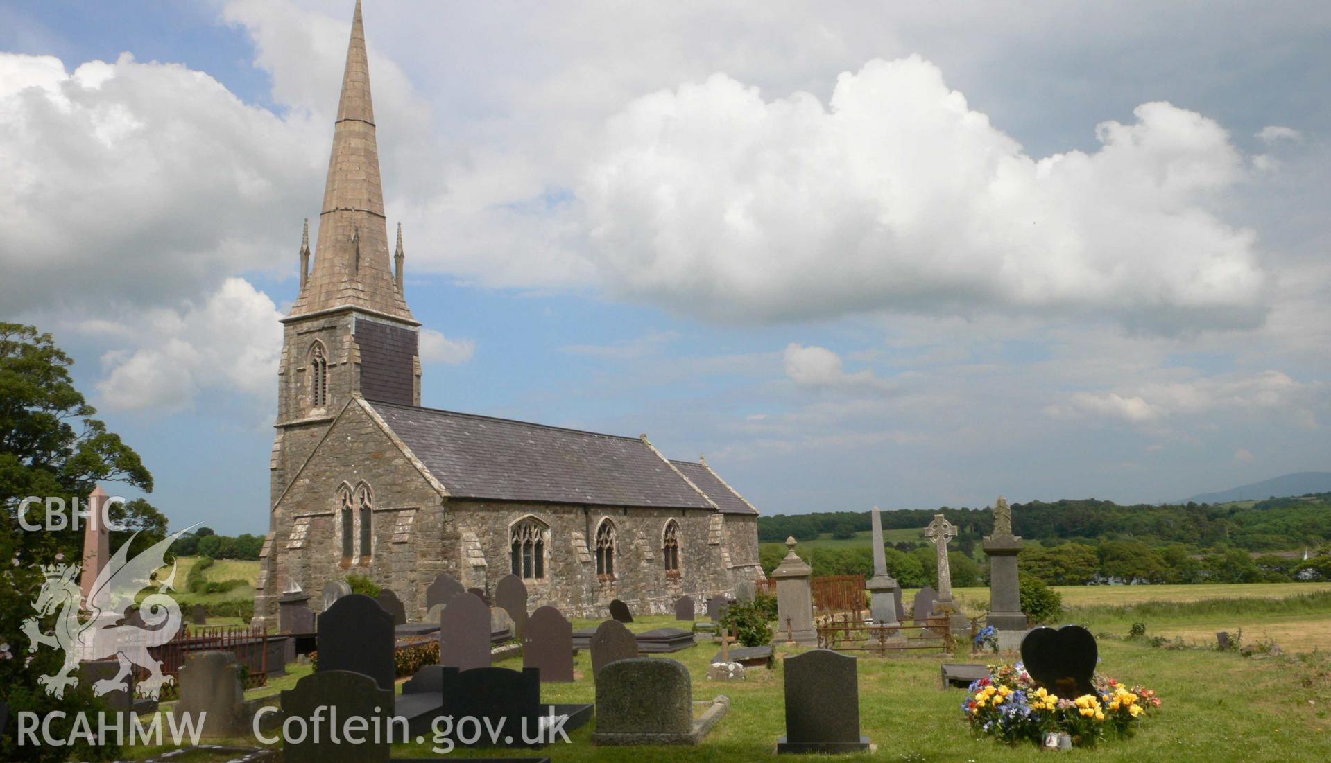 St Edwen's Church, Llanedwen taken by David Howarth, June 2009.