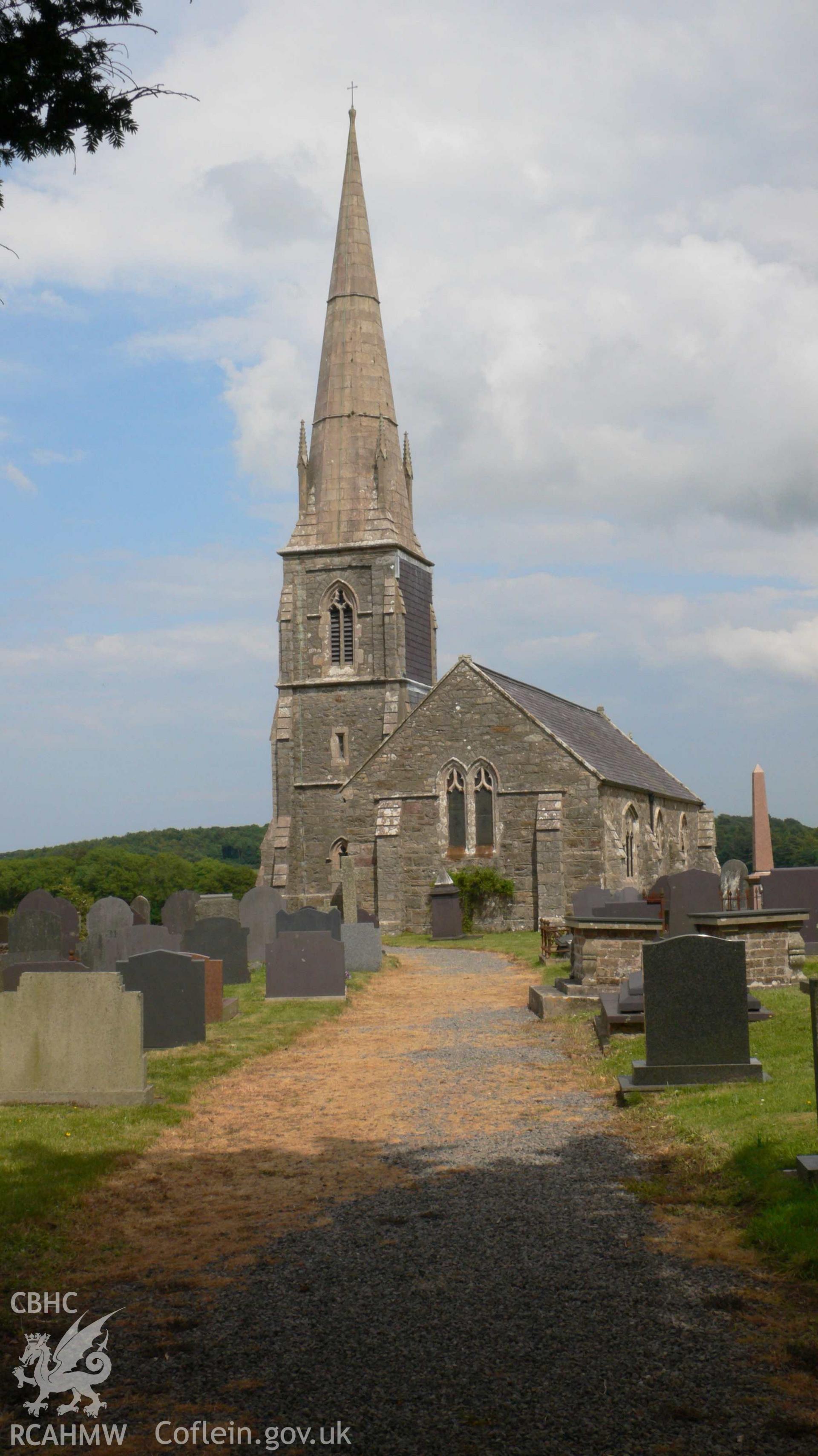 St Edwen's Church, Llanedwen taken by David Howarth, June 2009.