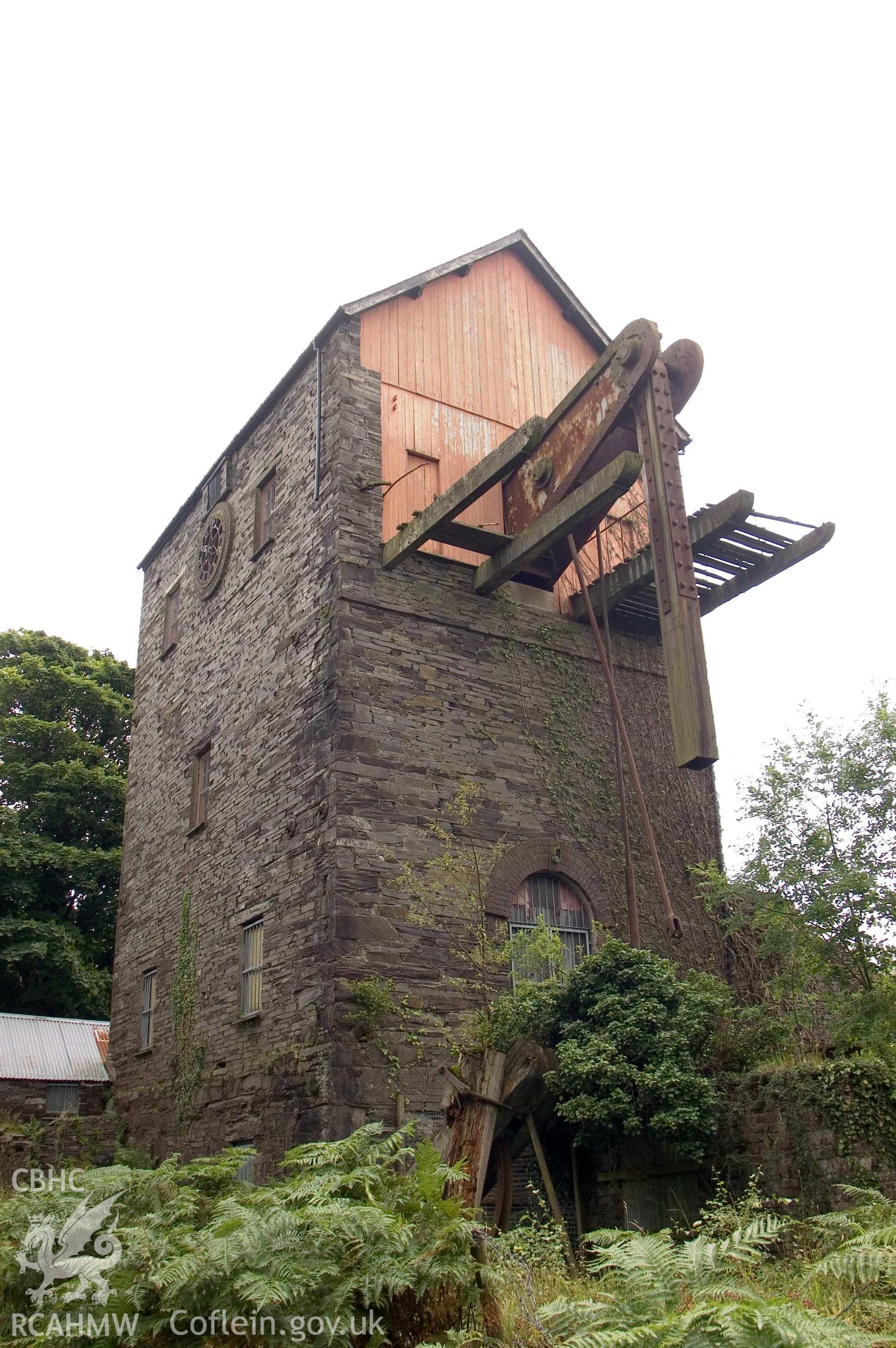 One digital colour photograph of Dorothea Engine House, Llanllyfni taken by David Howarth, undated.