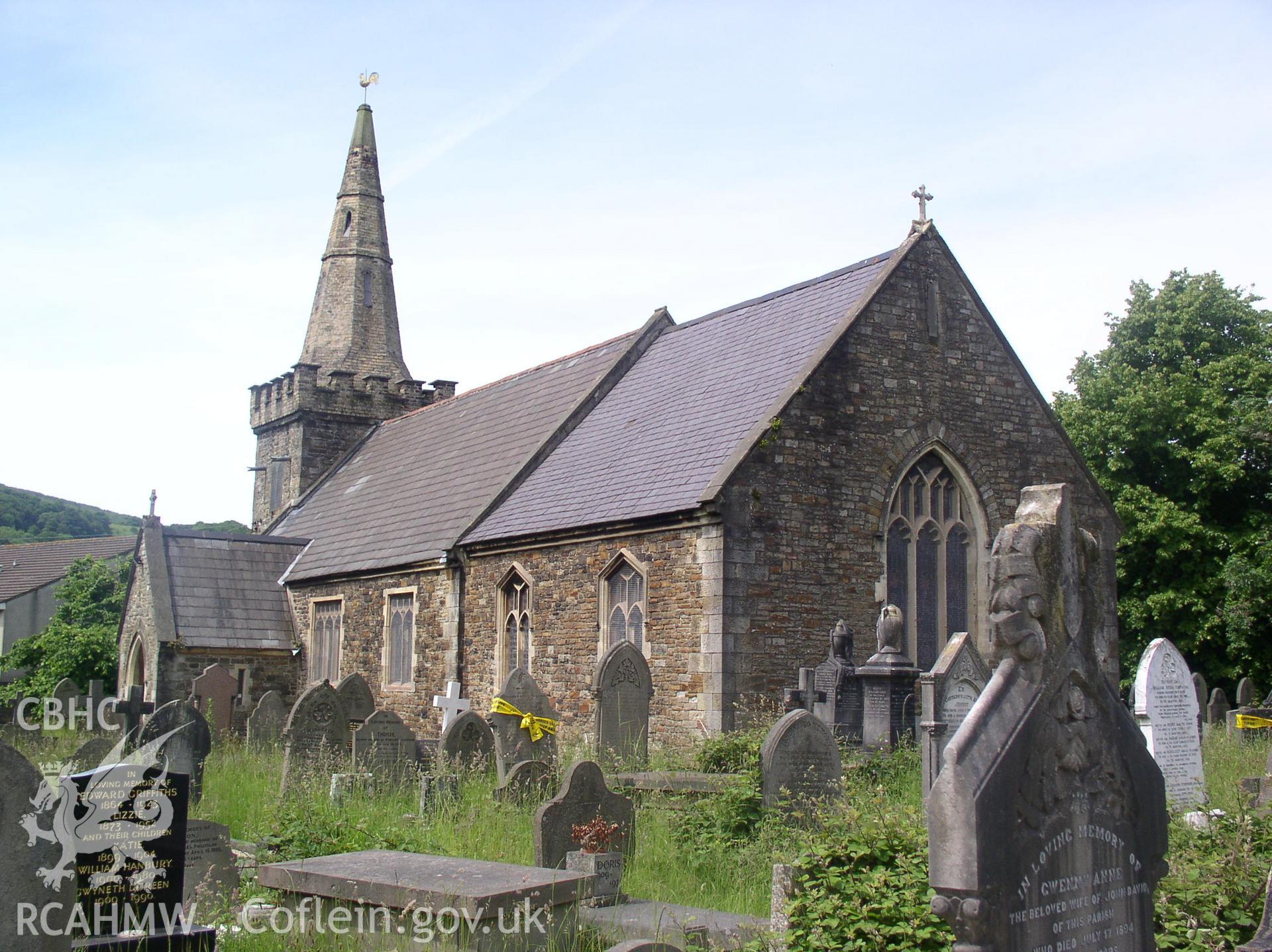 Colour digital photograph showing the exterior of St. Michael's Church.