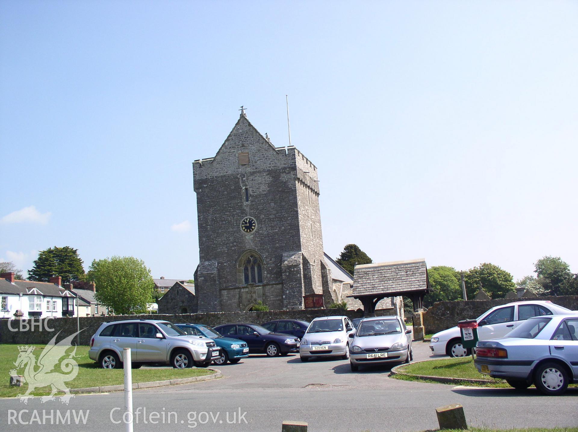 Colour digital photograph showing the exterior of St John the Baptist's Church, Mountain Ash; Glamorgan.