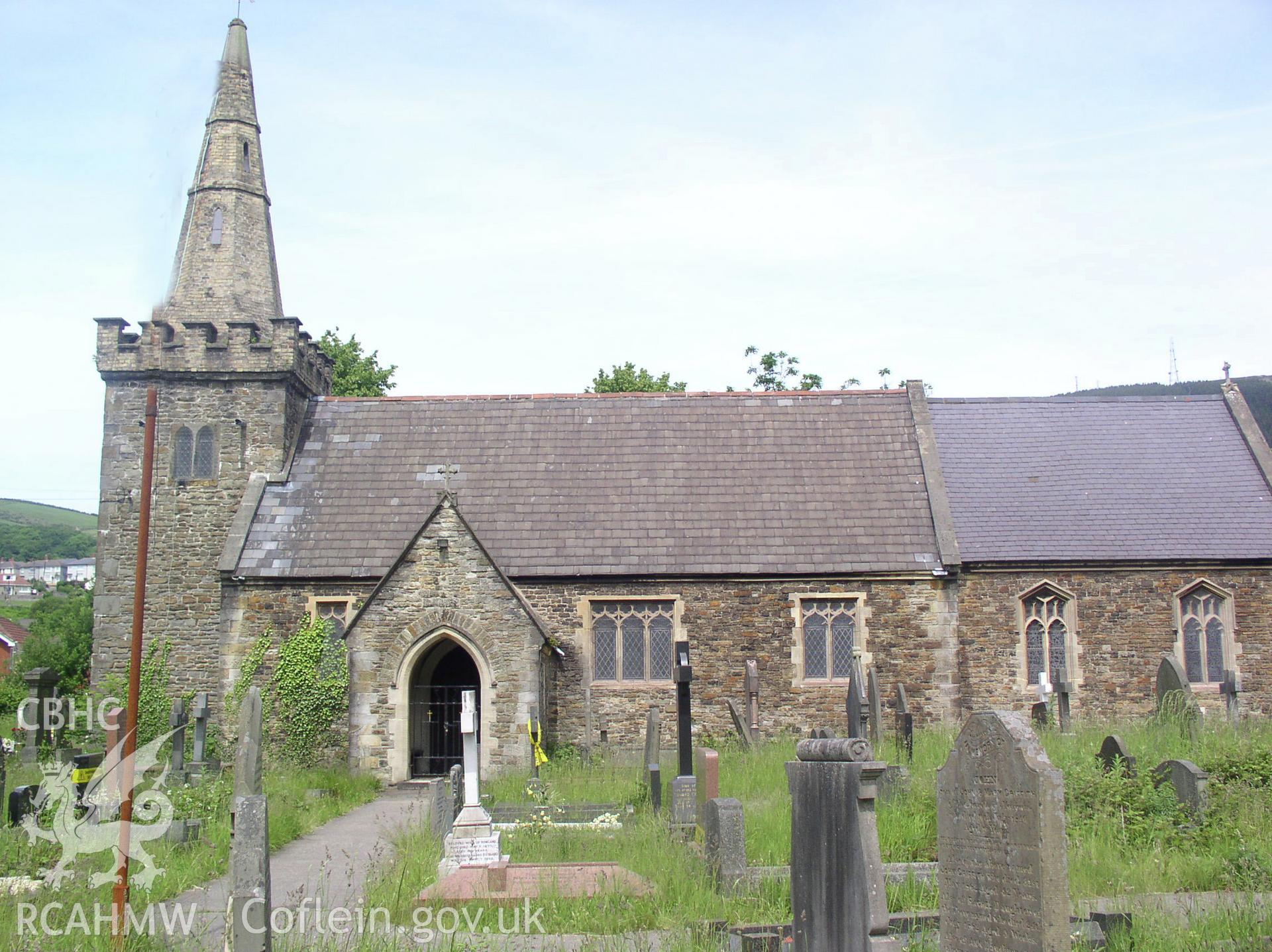 Colour digital photograph showing the exterior of St. Michael's Church.