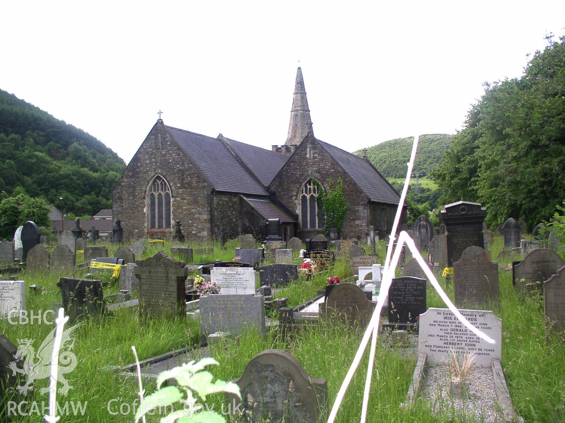 Colour digital photograph showing the exterior of St. Michael's Church.