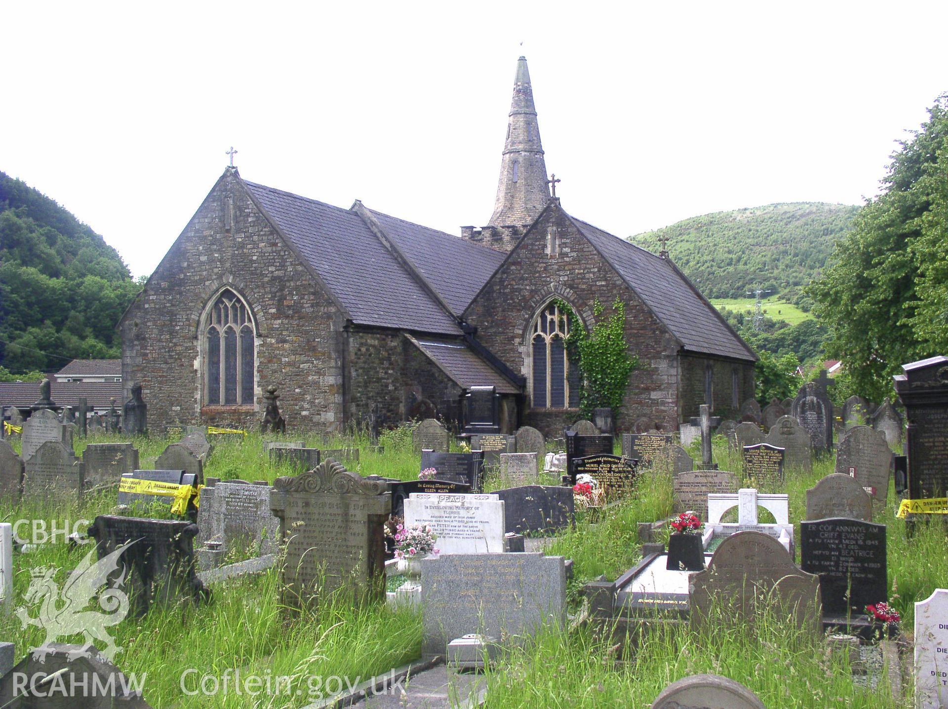 Colour digital photograph showing the exterior of St. Michael's Church.